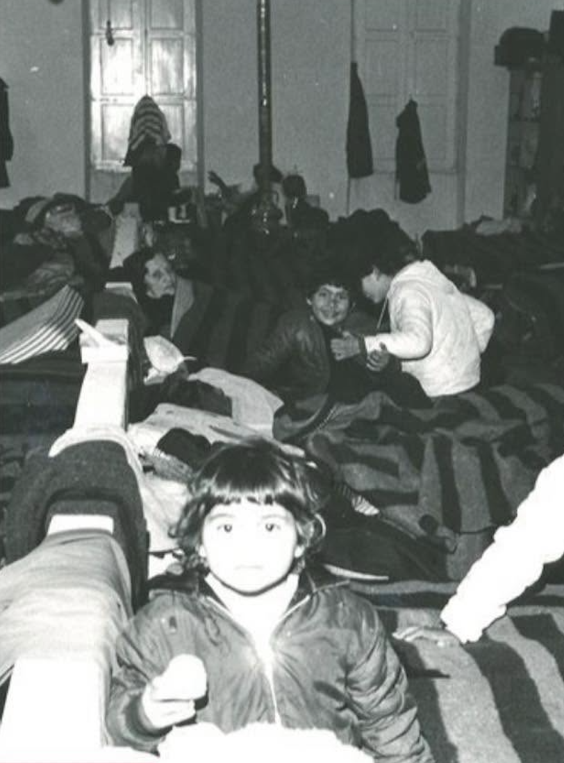 Children and mothers of of Damour went to the church when there was no more a safe place where all of them were killed. later inside the church